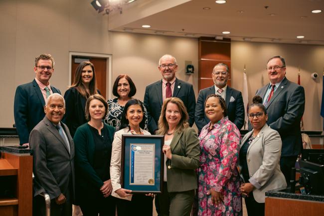 Board of Supervisors Recognizes County Employee Campaign
