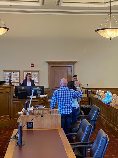 Supervisor Spiegel Honored to Join Adoption Finalization Day for Ryan Angel Plott