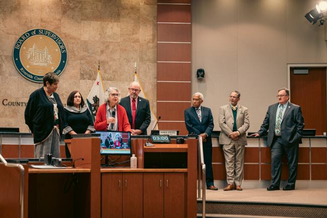 The Board of Supervisors Recognizes Kristallnacht Commemoration