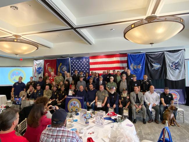 Supervisor Spiegel Joins Salute to the Military at Good Morning, Corona