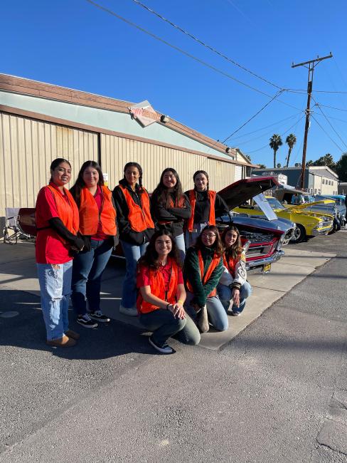 District Two Youth Council Volunteers at Jurupa Valley Veterans Celebration Parade and Festival