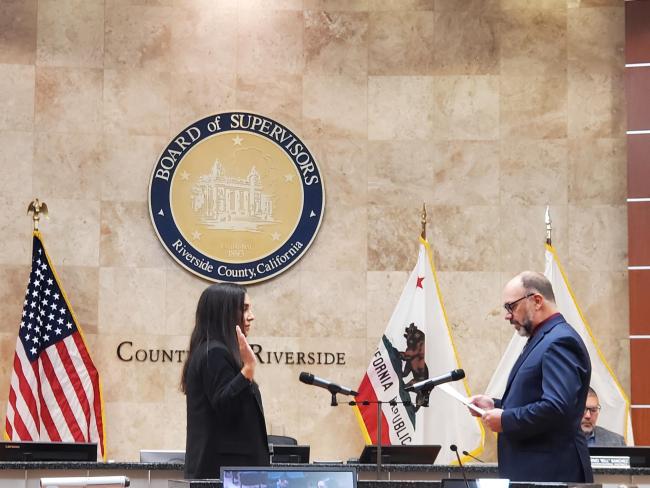 Marissa Gruytch swearing-in