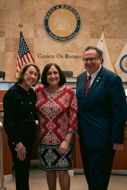 Supervisor Spiegel and her family