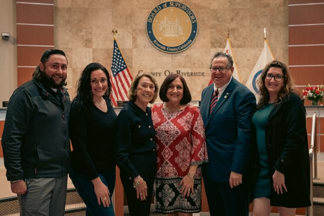 Supervisor Spiegel and her family