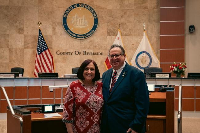 Supervisor Spiegel and Husband Bobby Spiegel