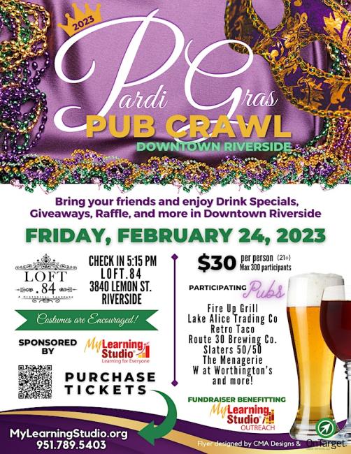 Pardi Gras flyer