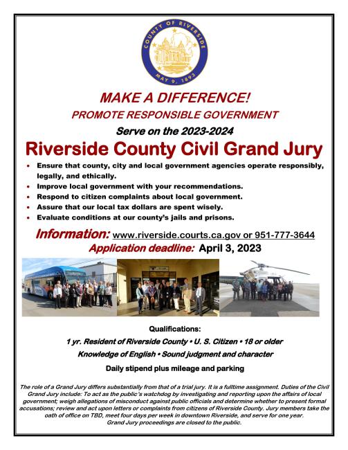 Grand Juror Flyer