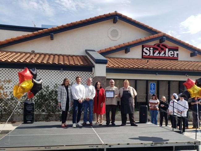 KS at Sizzler