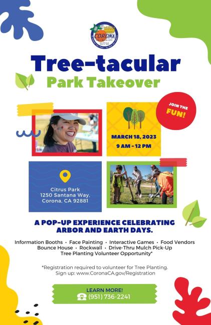 Corona Tree-tacular Park Takeover