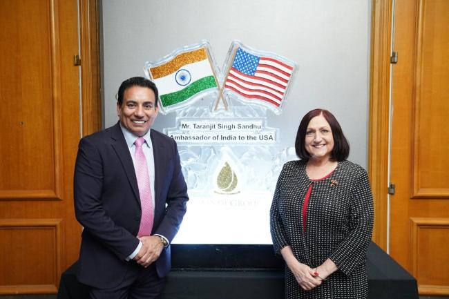 KS with Ambass. India