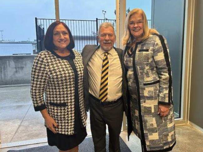 Supervisor and others at Elliot Duchon Concert Hall