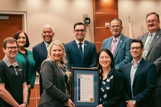 The Board of Supervisors with Innovative Leaders