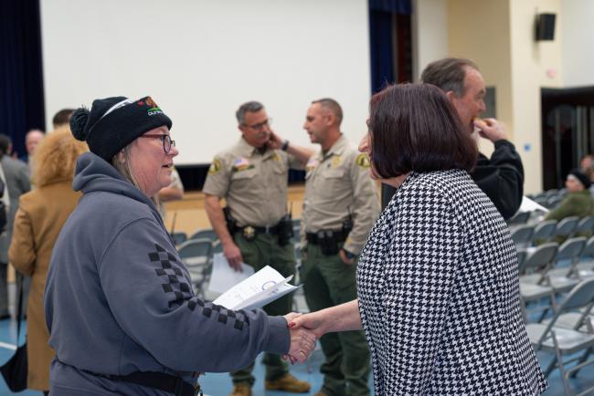 Supervisor Spiegel at El Cerrito Townhall
