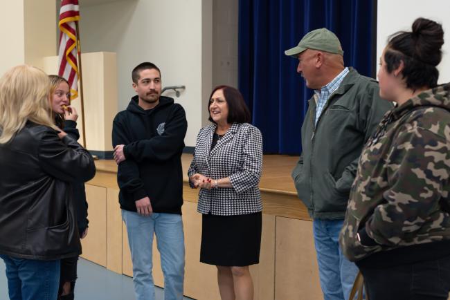 Supervisor Spiegel at El Cerrito Townhall