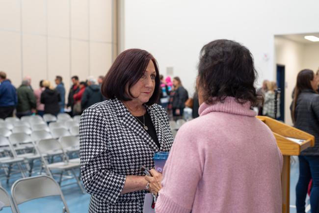 Supervisor Spiegel at El Cerrito Townhall