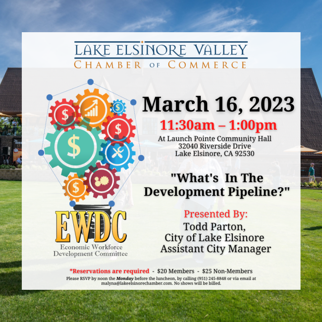 Lake Elsinore Valley Chamber of Commerce EWDC Luncheon
