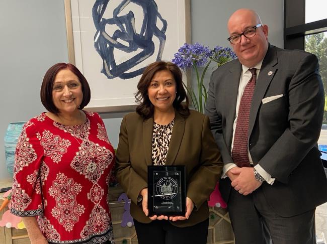 Supervisor Spiegel with Congresswoman Norma Torres