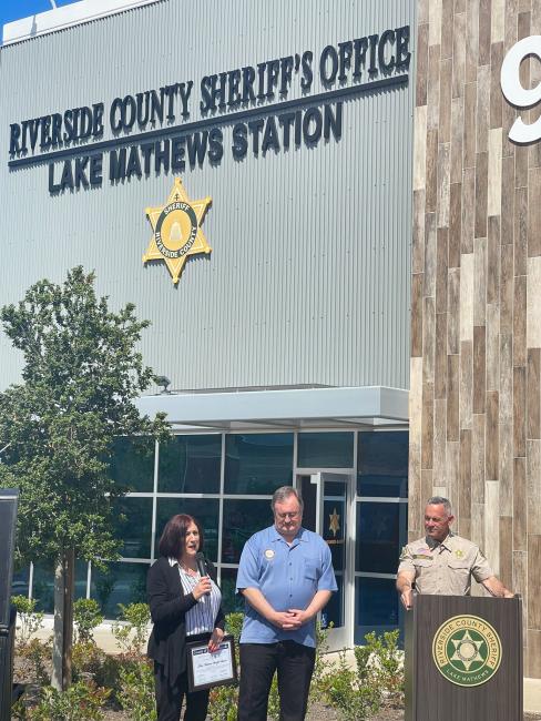 Lake Mathews Sheriff Station Grand Opening