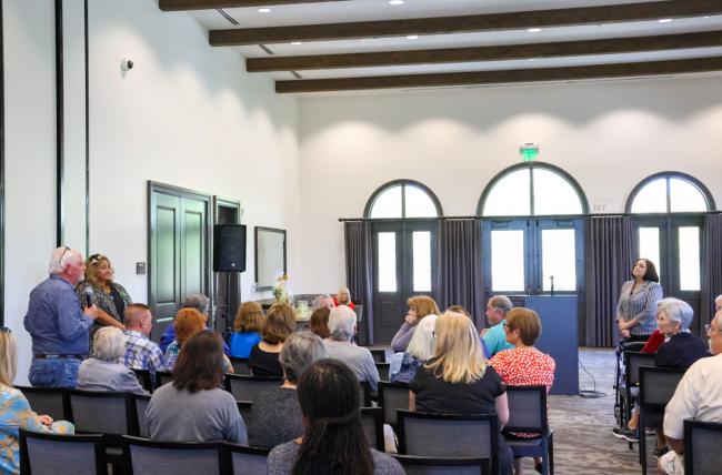 Supervisor Spiegel at Terrace Women's Club