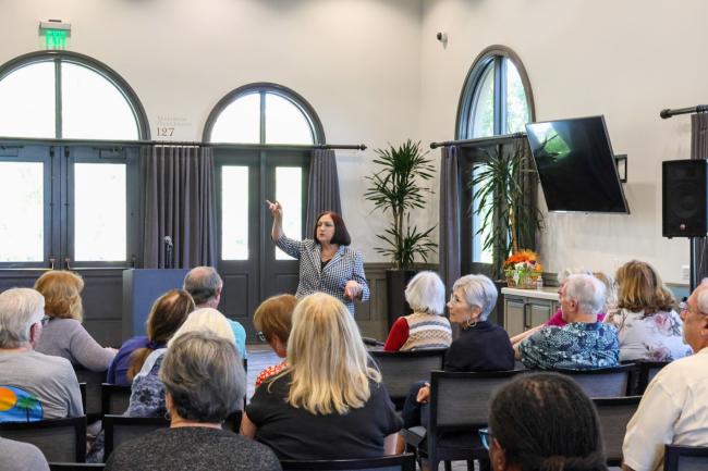 Supervisor Spiegel at Terrace Women's Club