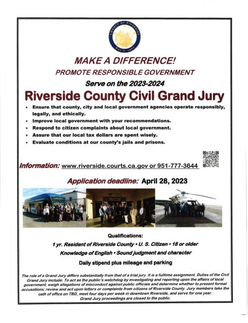 Grand Jury Flyer - Extended Deadline
