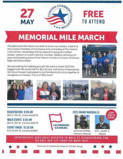 Memorial Mile March