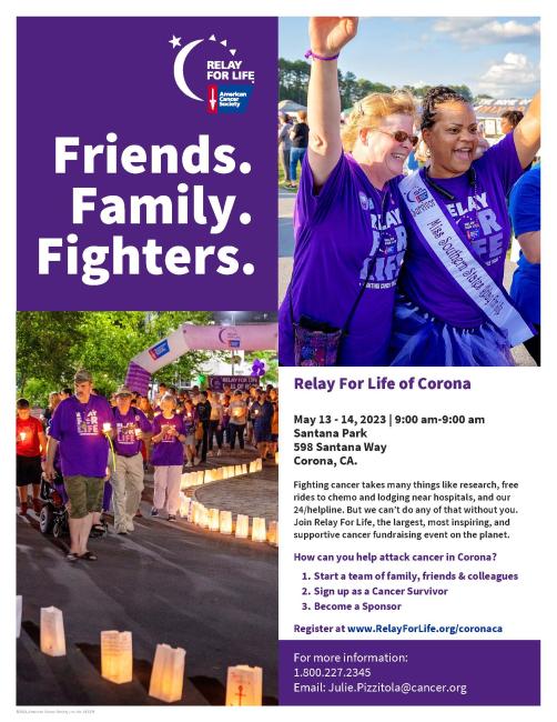 Relay for Life Corona