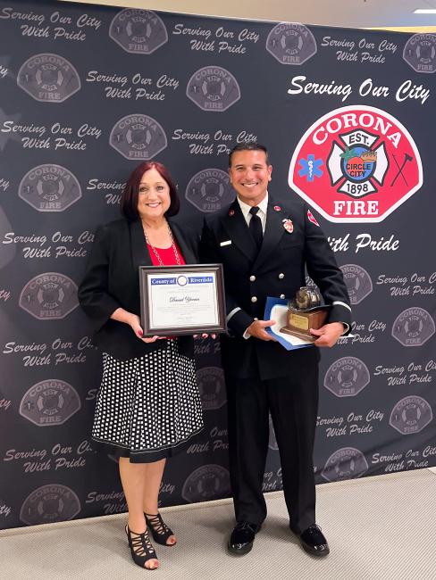 Corona Fire Department Recognition Event