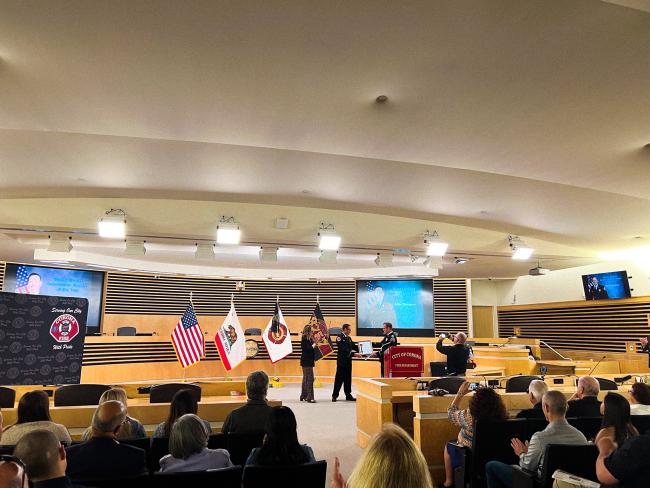 Corona Fire Department Recognition Event