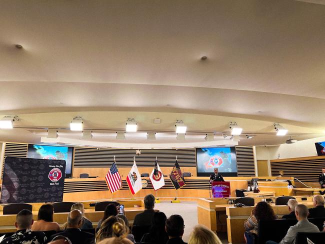 Corona Fire Department Recognition Event