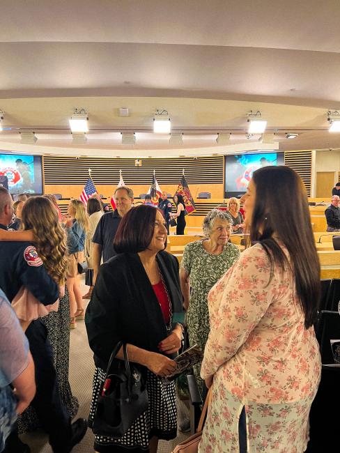 Corona Fire Department Recognition Event