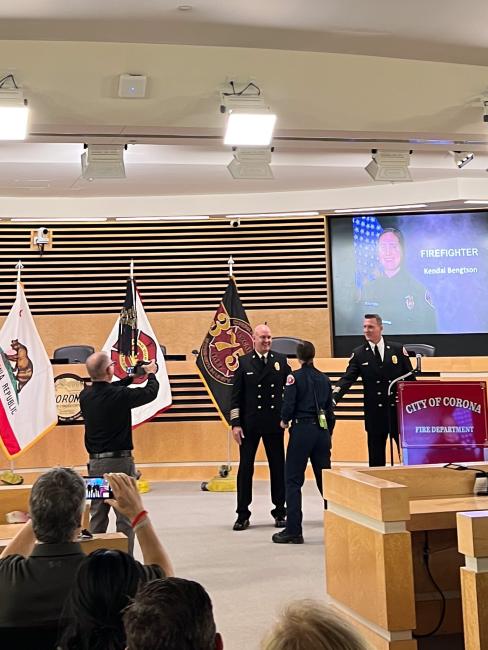 Corona Fire Department Recognition Event