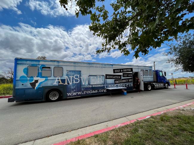 Riverside County Animal Services Mobile Bus