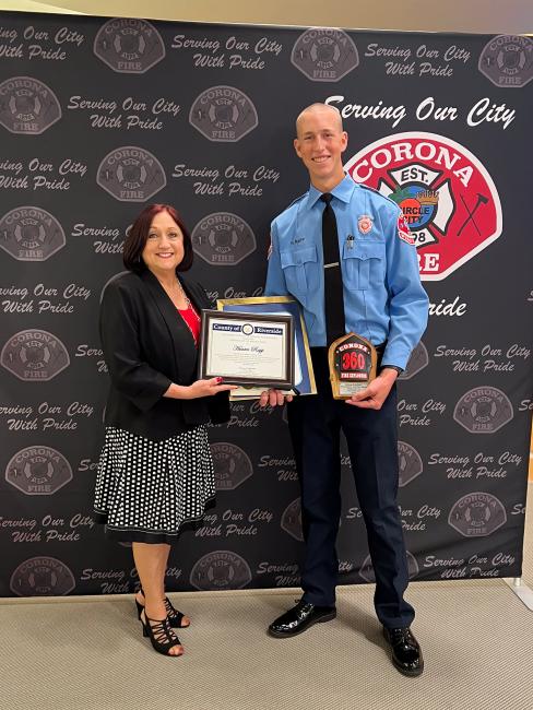 Corona Fire Department Recognition Event