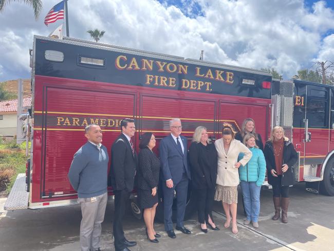 Supervisor Spiegel at the Canyon Lake Day of Prayer