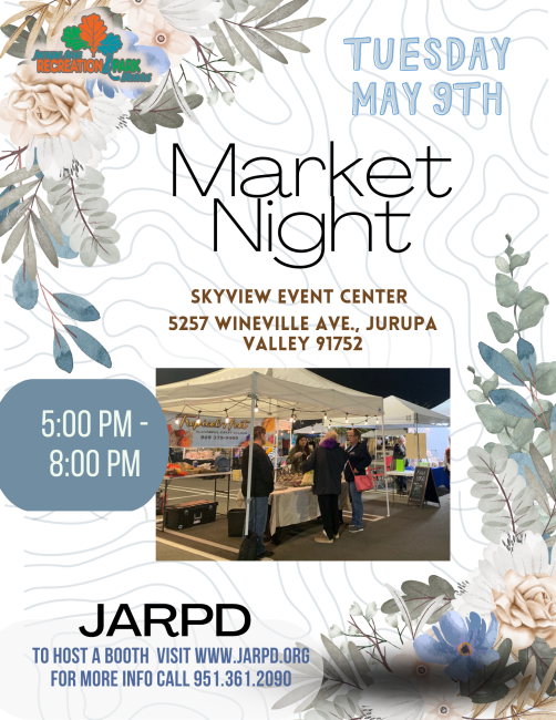 JARPD Market Night Flyer