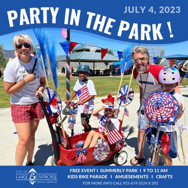 Party in the Park - Lake Elsinore