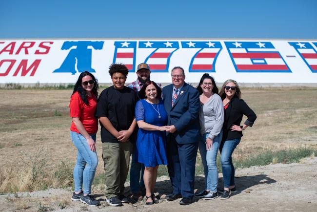 Prado Dam Ribbon Cutting Ceremony
