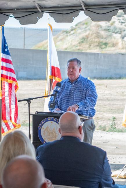 Prado Dam Ribbon Cutting Ceremony