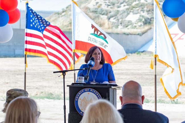 Prado Dam Ribbon Cutting Ceremony