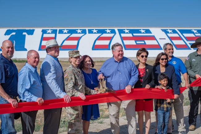 Prado Dam Ribbon Cutting Ceremony