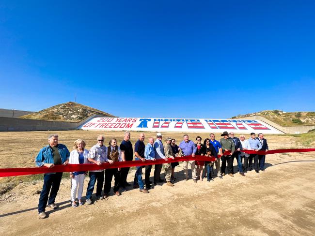 Prado Dam Ribbon Cutting Ceremony