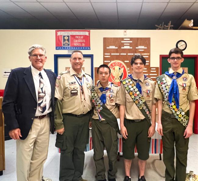 Boy Scouts Eagle Court of Honor - Norco