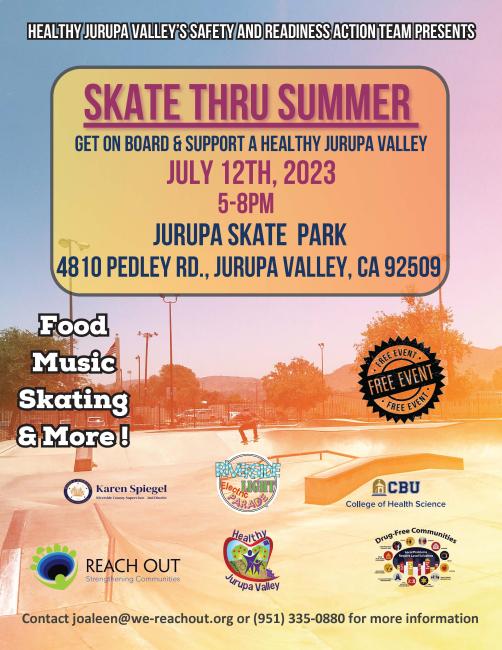 Skate through Summer Flyer 1