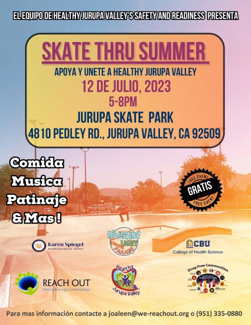 Skate Through Summer Flyer 2