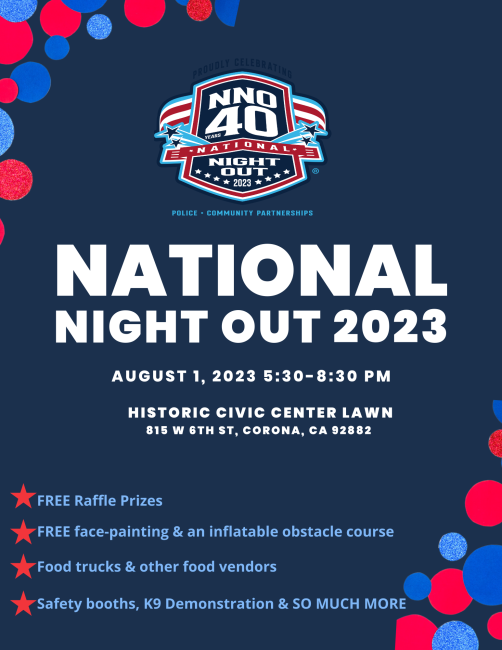 National Night Out Corona