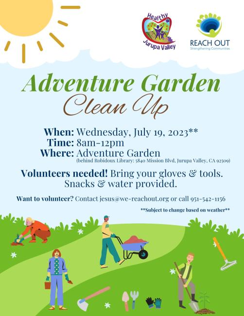 Adventure Garden Clean Up