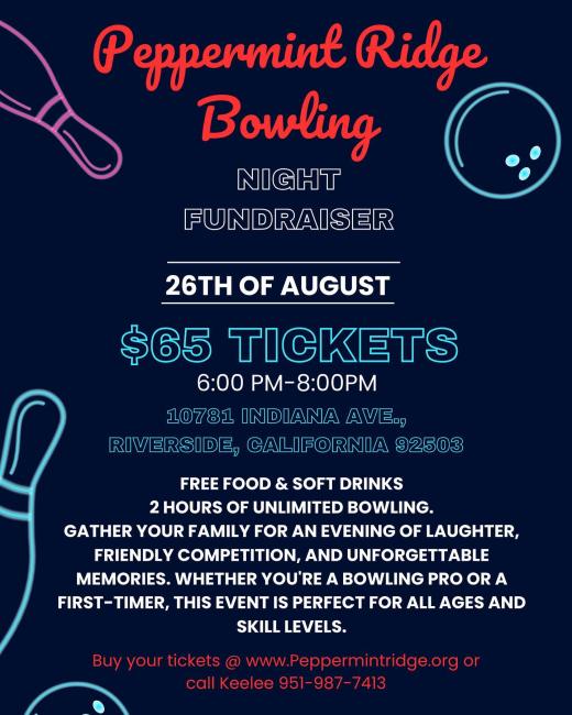 Peppermint Ridge Bowling Night