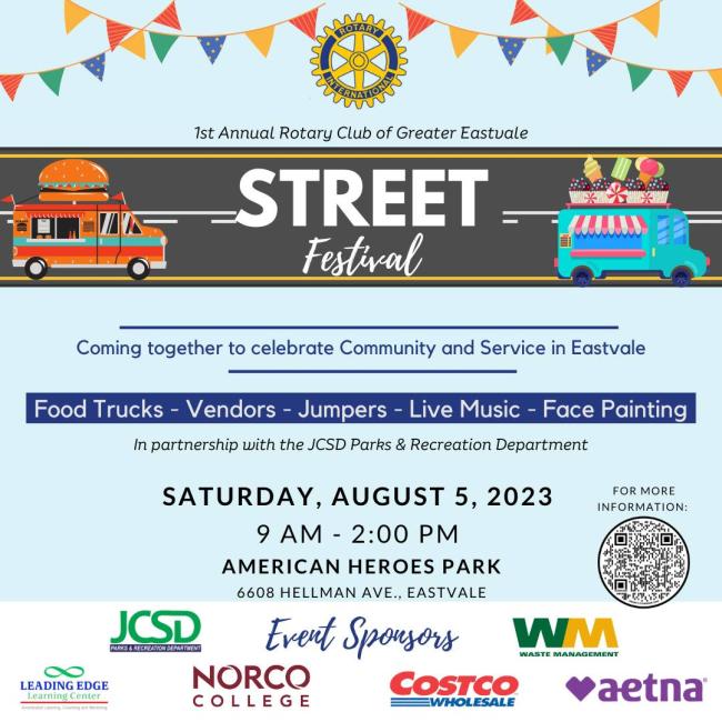 1st Annual Rotary Club of Greater Eastvale Street Festival