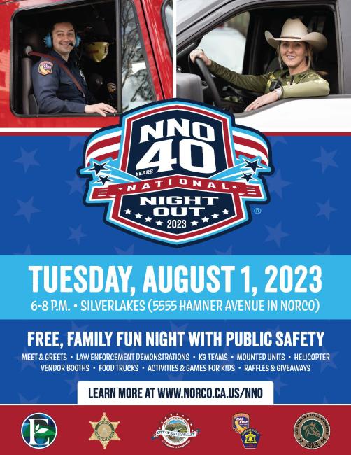 National Night Out Norco Eastvale Jurupa